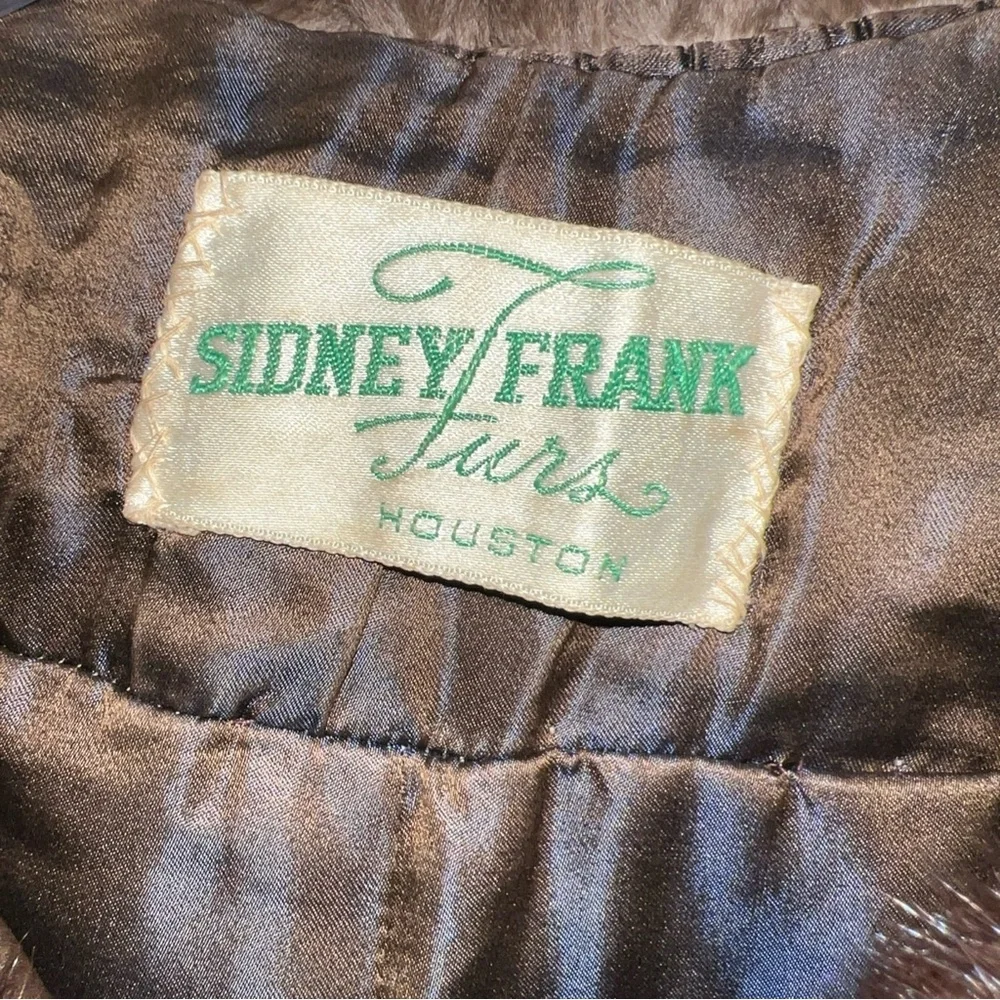 Sidney Frank Furs Vintage Mink Jacket – Rich Brown Luxury Fur, Size S - Picture 5 of 11